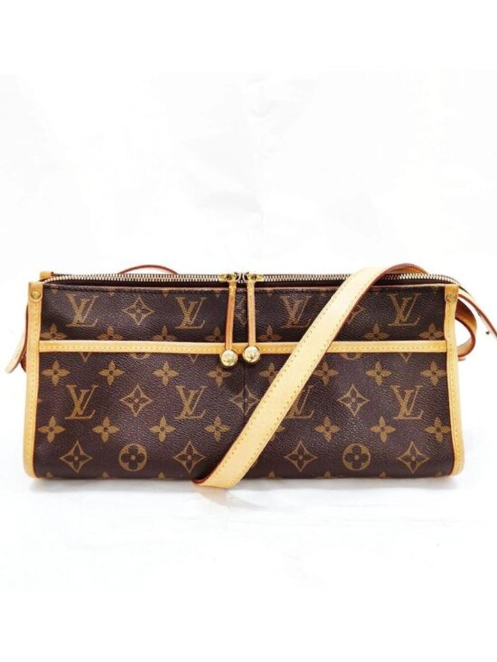 Authentic Louis Vuitton Monogram Twin GM Pochette Shoulder Bag Crossbody Vintage - Picture 2 of 16